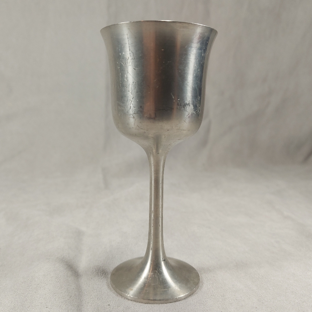 Vintage Selangor Pewter 97 Small Wine Goblet